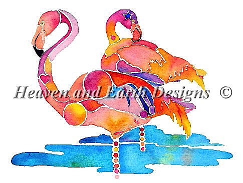 click here to view larger image of Flamingos (chart)