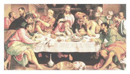 click here to view larger image of Last Supper, The  (Jacopo Bassano) (chart)