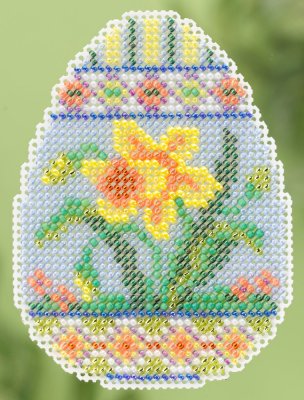 click here to view larger image of Daffodil Egg - Spring Bouquet collection (counted cross stitch kit)