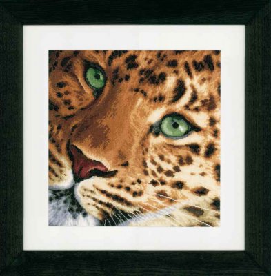 click here to view larger image of Leopard - Aida (counted cross stitch kit)