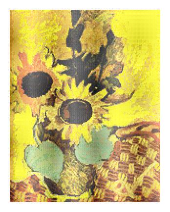 click here to view larger image of Sunflowers by Georges Braquethe (chart)
