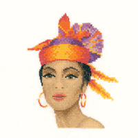 click here to view larger image of Dominique - Elegance Miniatures (27ct) (counted cross stitch kit)
