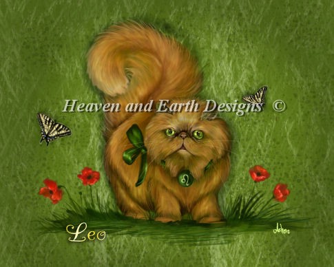click here to view larger image of Leo the Zodiacat (chart)