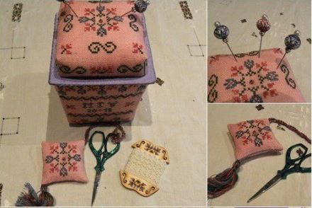 click here to view larger image of Little Spring Sewing Basket, A (chart)