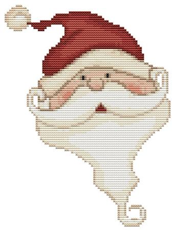 click here to view larger image of Whimsical Santa (chart)