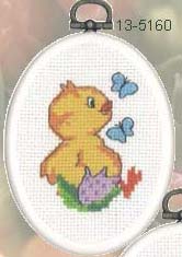 click here to view larger image of Easter Chicken (counted cross stitch kit)