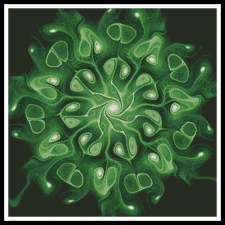 click here to view larger image of Green Abstract Flower  (Jennifer Olschefski) (chart)