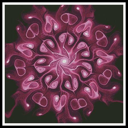 click here to view larger image of Pink Abstract Flower  (Jennifer Olschefski) (chart)