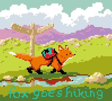 click here to view larger image of Fox Goes Hiking (chart)