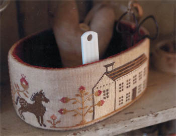 click here to view larger image of Primrose Farm Sewing Basket   (chart)