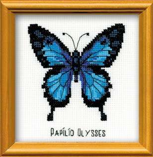 click here to view larger image of Ulysses Butterfly - Happy Bee (counted cross stitch kit)