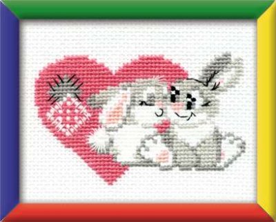 click here to view larger image of You Are My Sweetheart - Happy Bee (counted cross stitch kit)