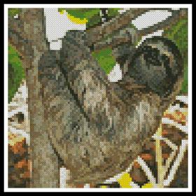 click here to view larger image of Mini Three Toed Sloth (chart)
