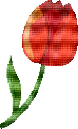 click here to view larger image of Spring Tulip (chart)