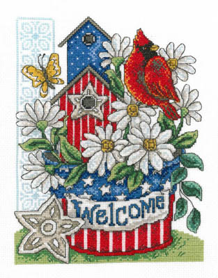 click here to view larger image of Patriotic Welcome (chart)