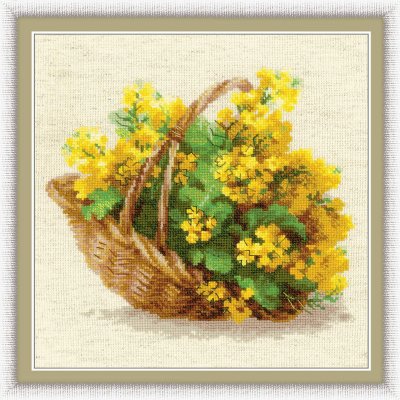 click here to view larger image of Yellow Rapeseed (counted cross stitch kit)