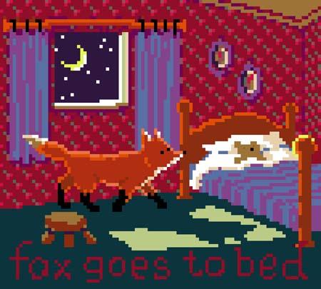 click here to view larger image of Fox Goes To Bed (chart)