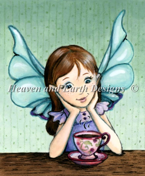 click here to view larger image of Tea Fairy - Quick Stitch (chart)
