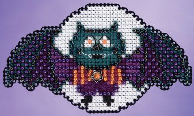click here to view larger image of Boris the Bat (counted cross stitch kit)