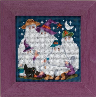 click here to view larger image of Ghost Family (counted cross stitch kit)