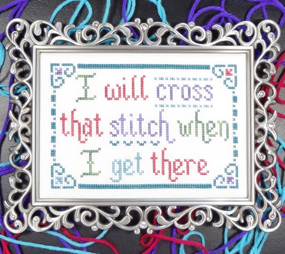 click here to view larger image of Cross That Stitch (chart)