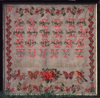 click here to view larger image of Maria Bougerolle Antique Sampler (chart)