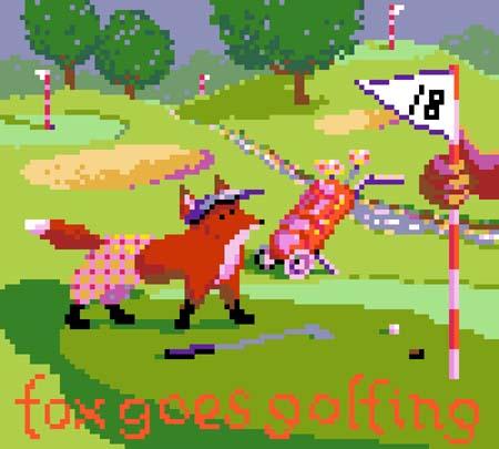 click here to view larger image of Fox Goes Golfing (chart)