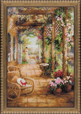 click here to view larger image of Secret Romance, A (counted cross stitch kit)