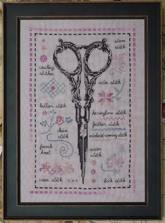 click here to view larger image of Embroidery Scissors (chart)