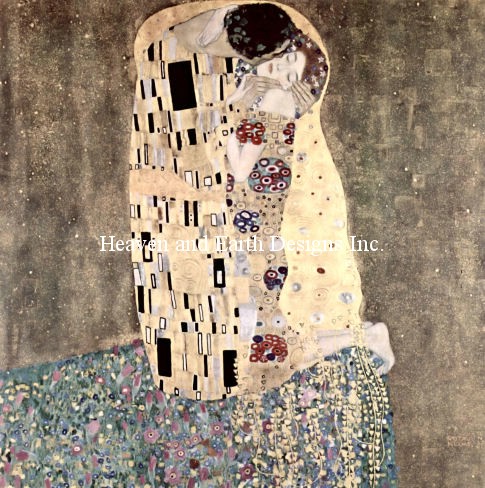 click here to view larger image of Mini The Kiss - Gustav Klimt (chart)