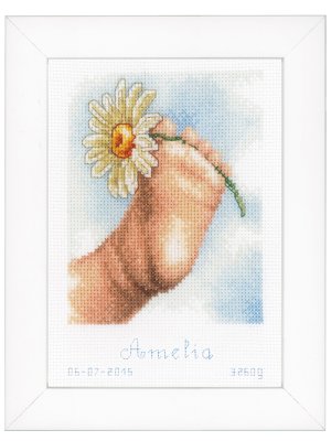 click here to view larger image of Baby Foot (counted cross stitch kit)