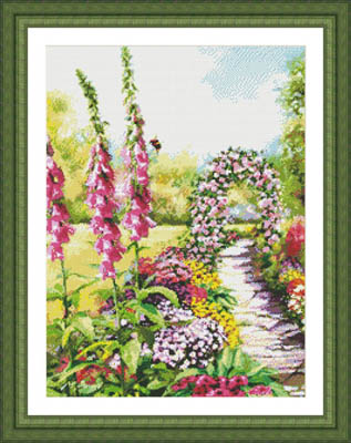 click here to view larger image of Foxglove Garden (chart)