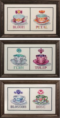 click here to view larger image of Cream and Sugar Collection - Bloom, Petal, Fern, Tulip, Blossom, and Rose (chart)