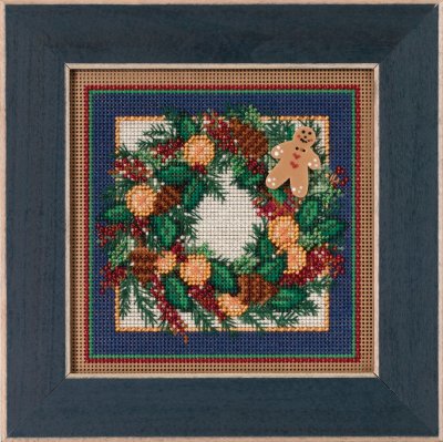 click here to view larger image of Spiced Wreath (2015) (counted cross stitch kit)