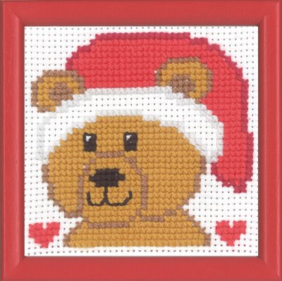 click here to view larger image of MFK Teddy Bear (counted cross stitch kit)