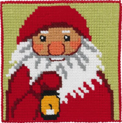 click here to view larger image of Santa With Lantern (counted cross stitch kit)