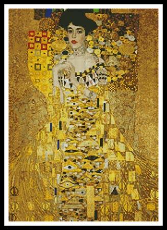 click here to view larger image of Portrait of Adele Bloch-Bauer 1 (small)  (Gustav Klimt) (chart)
