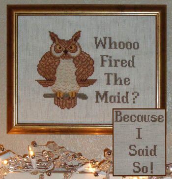 click here to view larger image of Whooo Fired The Maid (chart)