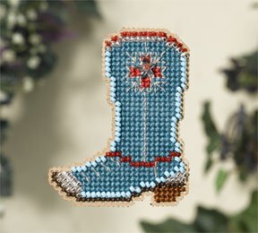 click here to view larger image of Western Boot (counted cross stitch kit)