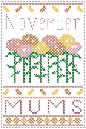 click here to view larger image of November Mums (chart)