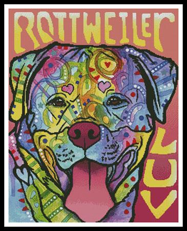 click here to view larger image of Rottweiler Luv  (Dean Russo) (chart)