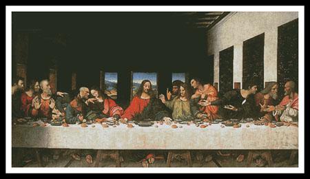 click here to view larger image of Last Supper, The (Large)  (Leonardo da Vinci) (chart)