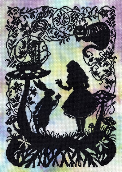 click here to view larger image of Alice in Wonderland - Deborah Street (counted cross stitch kit)