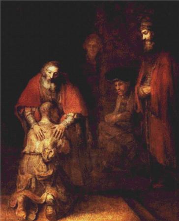 click here to view larger image of Return of the Prodigal Son, The - Rembrandt van Rijn (chart)