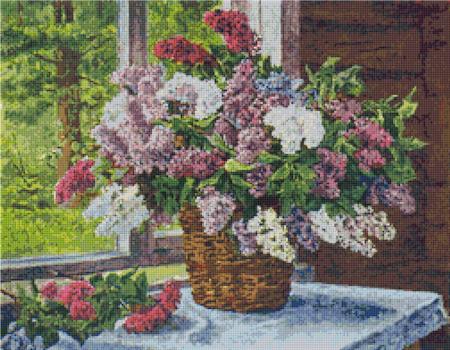 click here to view larger image of Lilacs by the Window (Pyotr Konchalovsky) (chart)