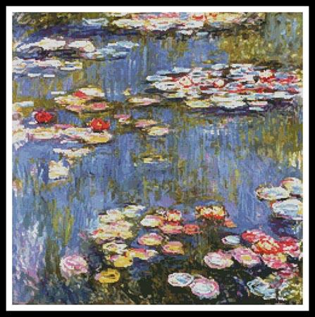 click here to view larger image of Waterlilies  (Claude Monet) (chart)