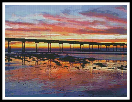 click here to view larger image of Sunset at Ocean Beach (chart)