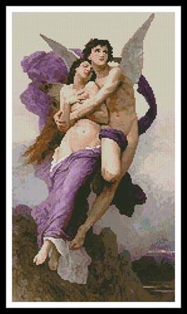 click here to view larger image of The Rapture of the Psyche  (William Bouguereau) (chart)