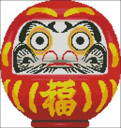 click here to view larger image of Daruma Doll (chart)