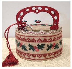 click here to view larger image of Holly Sewing Basket ()